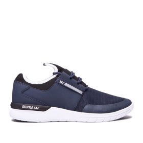 Pánské Tenisky Supra FLOW RUN Tmavě Blankyt/Bílé | CZ-93893